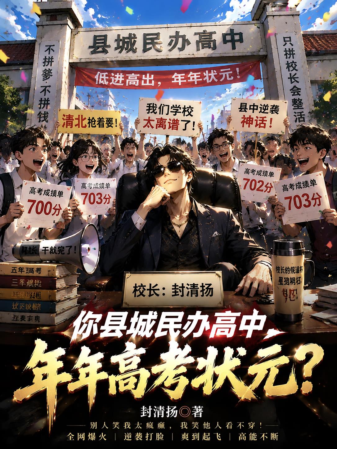 你县城民办高中，年年高考状元？