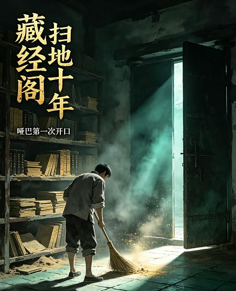 藏经阁扫地十年,哑巴第一次开口