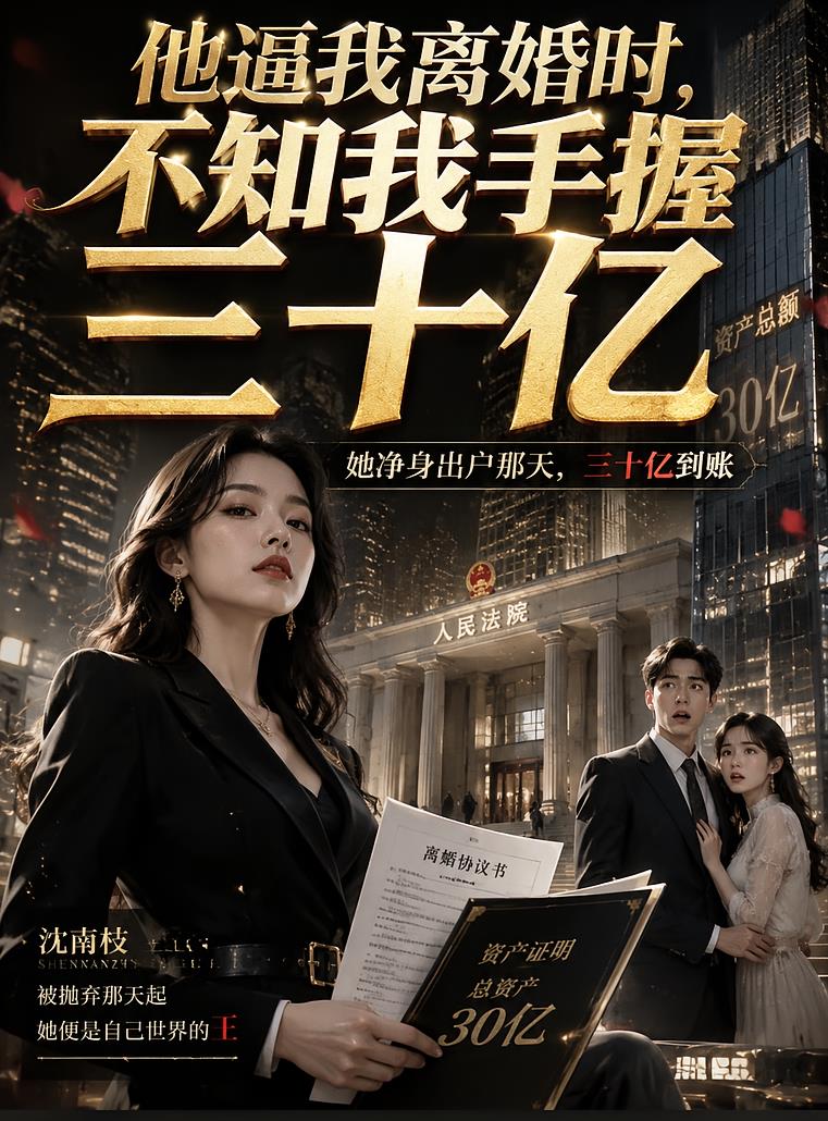 他逼我离婚时，不知我手握三十亿